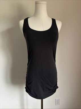 BeMaternity Black Scoop Neck Tank Top